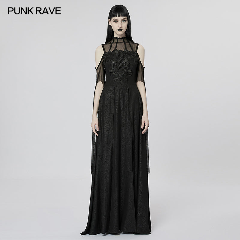 WQ-617LQF Goth style Goddess Dress?-??Punk Rave Clothing