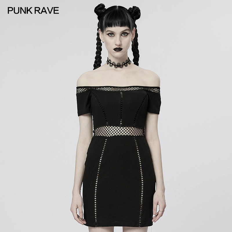 WQ-625LQF Punk sexy dress?-??Punk Rave Clothing