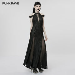WQ-627LQF Elf Goth Dress?-??Punk Rave Clothing