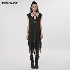 WQ-628LQF Witch woven dress?-??Punk Rave Clothing