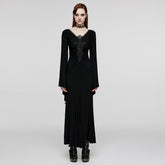 WQ-646LQF Goth Elegant Dress?-??Punk Rave Clothing