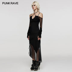 Gothic mystery slip dress?-??Punk Rave Clothing