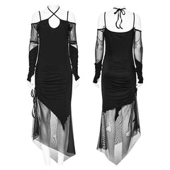Gothic mystery slip dress?-??Punk Rave Clothing