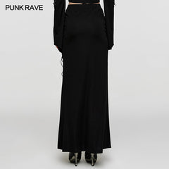 WQ-671BQF 2024 Goth printed skirt?-??Punk Rave Clothing