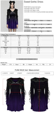 WQ-770LQF Velvet Gothic Dress with Lace Embellishments and Lace-up Back?-??Punk Rave Clothing