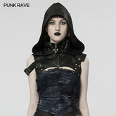WS-275MZF Gothic Hooded Shoulder Harness?-??Punk Rave Clothing