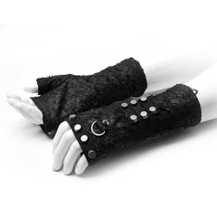 WS-373SSM PUNK knitted gloves?-??Punk Rave Clothing