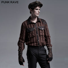WS-423SSM Steampunk knit gloves?-??Punk Rave Clothing