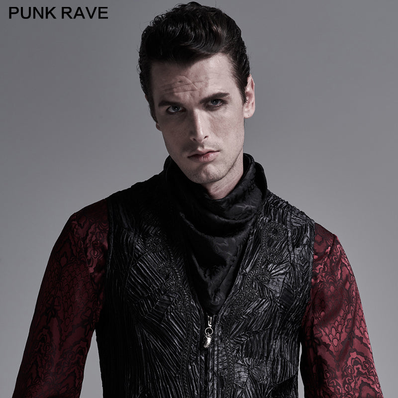 WS-424KZM Men triangular scarf veil?-??Punk Rave Clothing