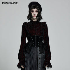 WS-425YDF Gothic gorgeous retro corset?-??Punk Rave Clothing