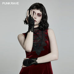 WS-440SSF Gorgeous Gothic Gloves?-??Punk Rave Clothing