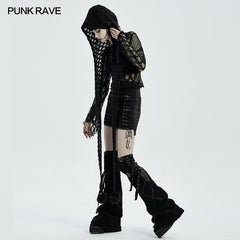 WS-448WJF Gothic hooded scarf?-??Punk Rave Clothing