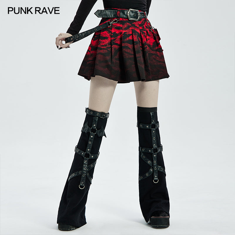 WS-462JTF Punk Girls Flared Leg Sleeve?-??Punk Rave Clothing