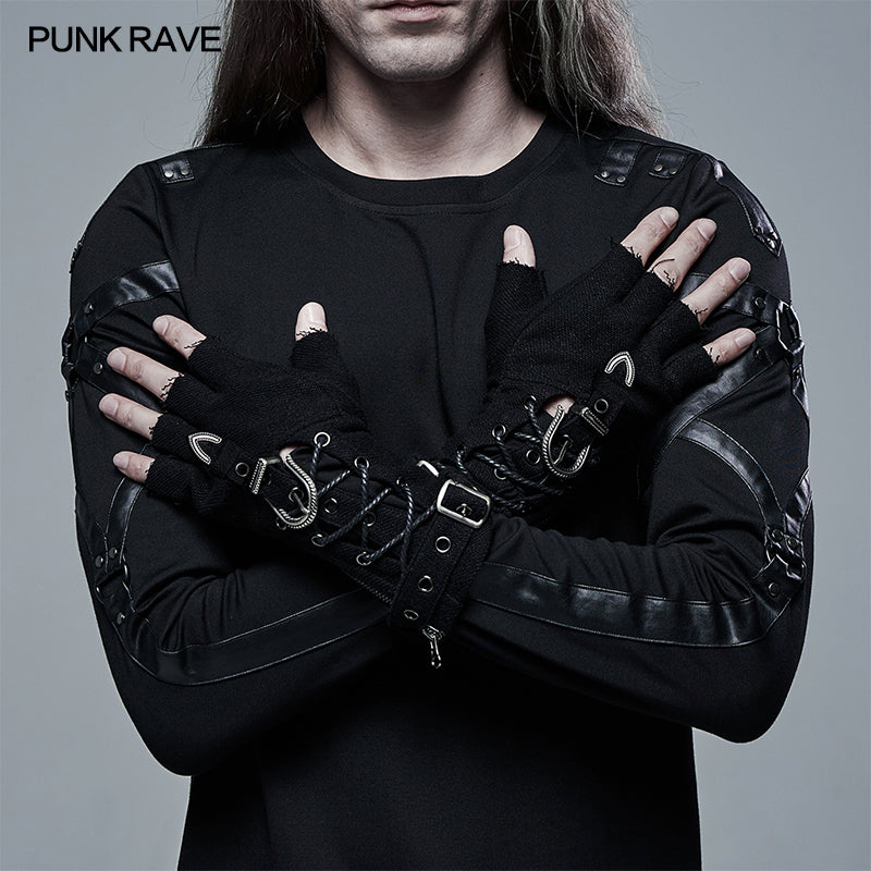 WS-471SSM 2021 Punk Cool Gloves?-??Punk Rave Clothing