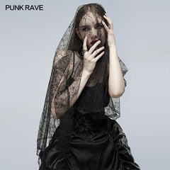 WS-492FSF Gothic light lace headware?-??Punk Rave Clothing