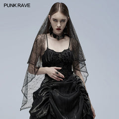 WS-492FSF Gothic light lace headware?-??Punk Rave Clothing
