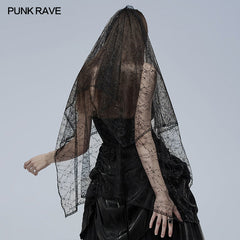 WS-492FSF Gothic light lace headware?-??Punk Rave Clothing