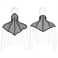 WS-493MZM Goth Stylish Mesh Mask?-??Punk Rave Clothing