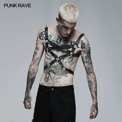 WS-494BDM Punk Stylish Leather Loop?-??Punk Rave Clothing