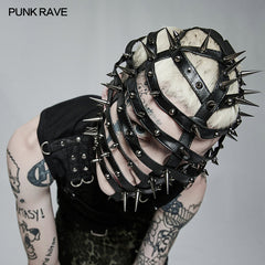 WS-497KZM Punk Pointed Cone Head Cover?-??Punk Rave Clothing