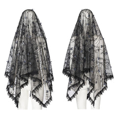 WS-500FSF Gothic butterfly headwear?-??Punk Rave Clothing