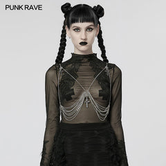 WS-509LHF 2023 Gothic chain accessory?-??Punk Rave Clothing