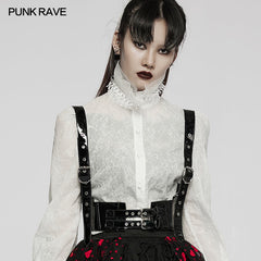 WS-510BDF Punk PU strap?-??Punk Rave Clothing