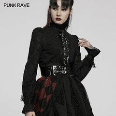 WS-510BDF Punk PU strap?-??Punk Rave Clothing