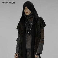 WS-512WJ Post-apocalyptic style hooded scarf?-??Punk Rave Clothing
