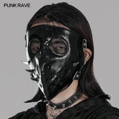 WS-526MZ Punk personalized PU facial mask?-??Punk Rave Clothing