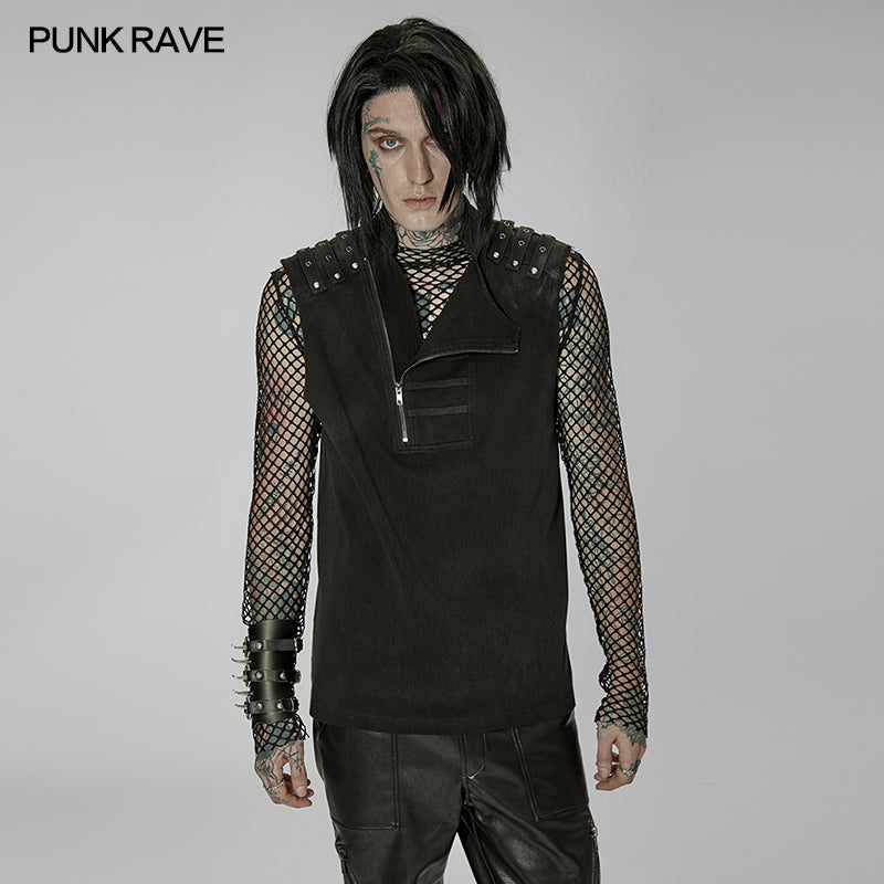 WS-527QTM 2022 Punk PU wrister strap?-??Punk Rave Clothing