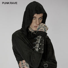 WS-527QTM 2022 Punk PU wrister strap?-??Punk Rave Clothing