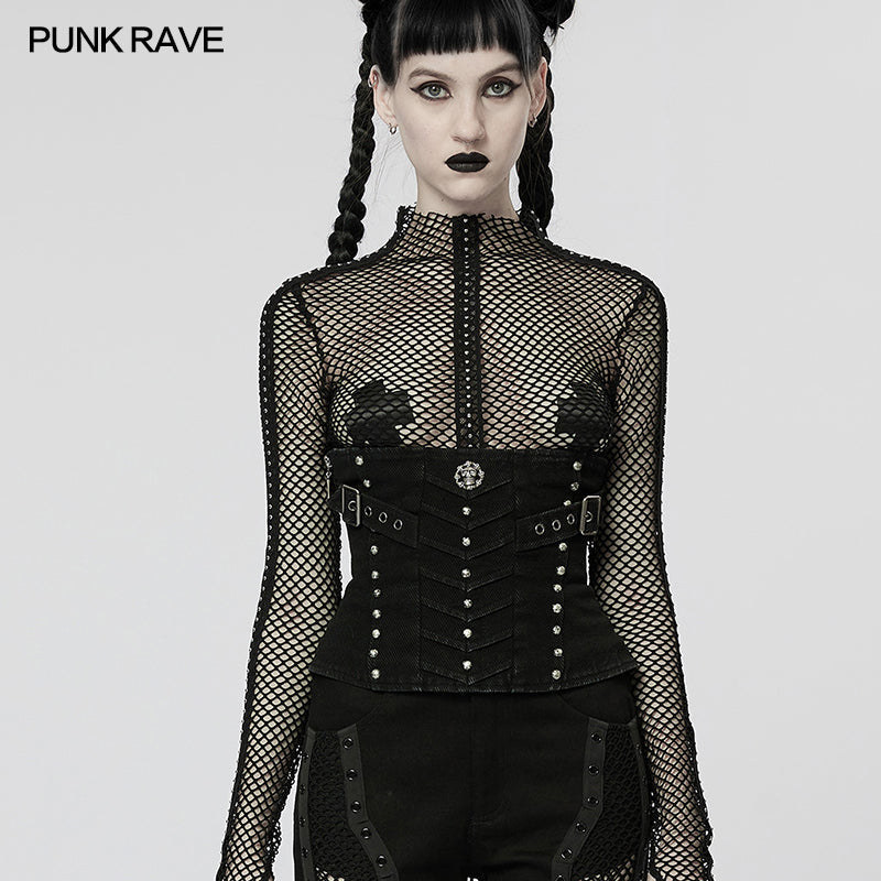 WS-532YDF The Post-apocalyptic style corset?-??Punk Rave Clothing