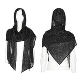 WS-534WJF Gothic Starry Hooded Punk Scarf Mysterious Constellation Wrap?-??Punk Rave Clothing