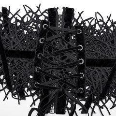 WS-537YDF Gothic withered vine shaped corset?-??Punk Rave Clothing