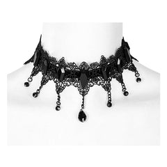 WS-542LHF Gothic glamorous choker?-??Punk Rave Clothing