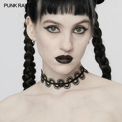 WS-544LHF Gothic snake shaped choker?-??Punk Rave Clothing