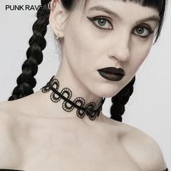 WS-544LHF Gothic snake shaped choker?-??Punk Rave Clothing