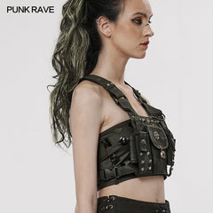 WS-547BBF The Post-apocalyptic style strap bag?-??Punk Rave Clothing