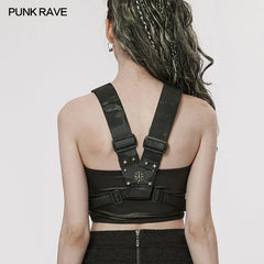 WS-547BBF The Post-apocalyptic style strap bag?-??Punk Rave Clothing