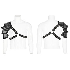 WS-553BDM Goth man shoulder armor?-??Punk Rave Clothing