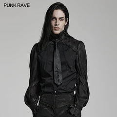 WS-555LHM Goth cross tie?-??Punk Rave Clothing