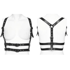 WS-565BDF Punk Y-shaped shoulder harness?-??Punk Rave Clothing