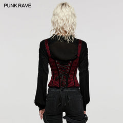 WS-569YDF 2024 Goth Corset?-??Punk Rave Clothing