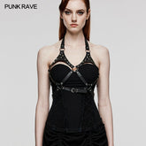 WS-576BDF Punk Spike Harness?-??Punk Rave Clothing