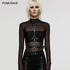 WS-577BDF Simple Punk harness?-??Punk Rave Clothing