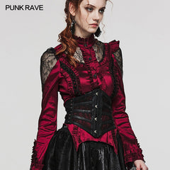 WS-580YDF 2024 PUNK RAVE Corset?-??Punk Rave Clothing