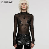 WS-584LHF Goth crystal tassel chains?-??Punk Rave Clothing