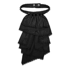 WS-589LHM Gothic Lace Layered Choker Statement Bow Tie?-??Punk Rave Clothing