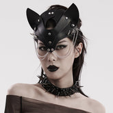 WS-603QTF Fierce Fox Mask with Chains Punk Accessories?-??Punk Rave Clothing
